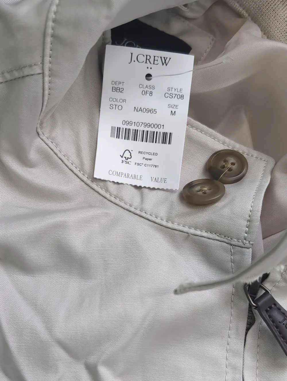 J. Crew color stone